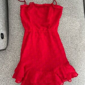 Lucy in the Sky Red Mini Dress